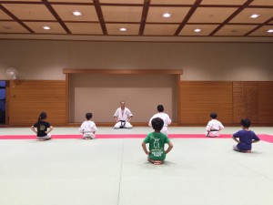 2016/8/4武道空手少年クラブ小平市鷹の台教室